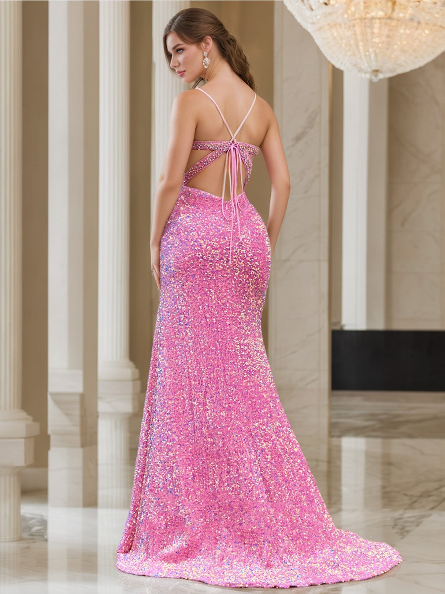 Trumpet/Mermaid Sweetheart Sleeveless Beading Formal Dresses