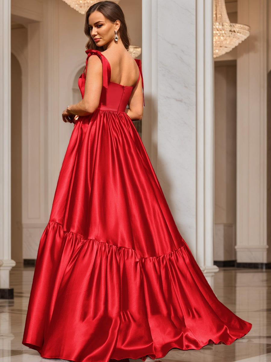 Ball Gown Sweetheart Sleeveless Ruched Formal Dresses