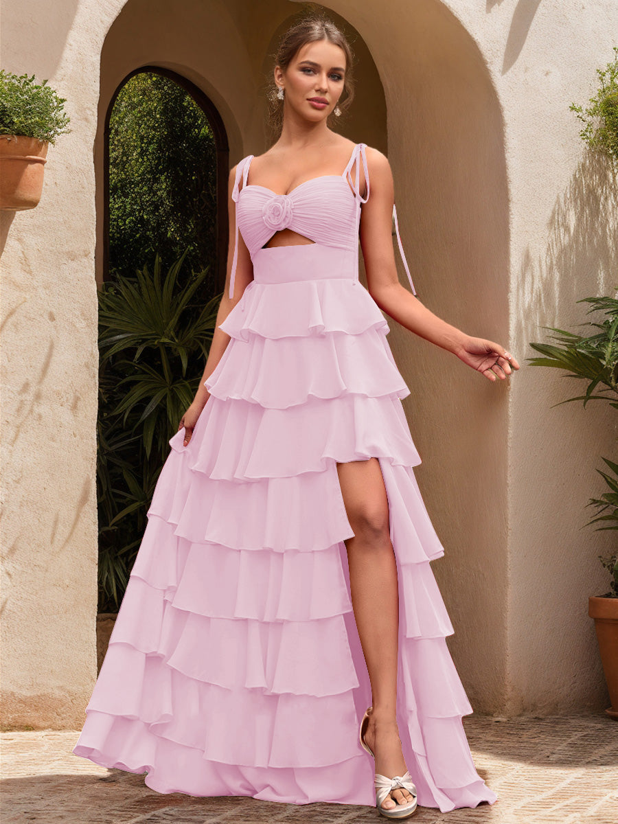 Ball Gown Sweetheart Sleeveless Solid Flowers Formal Dresses