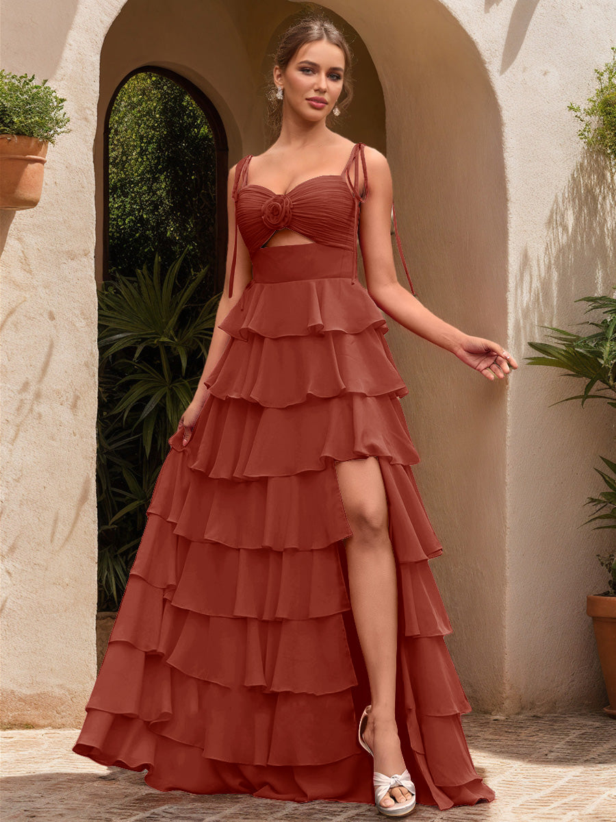 Ball Gown Sweetheart Sleeveless Solid Flowers Formal Dresses
