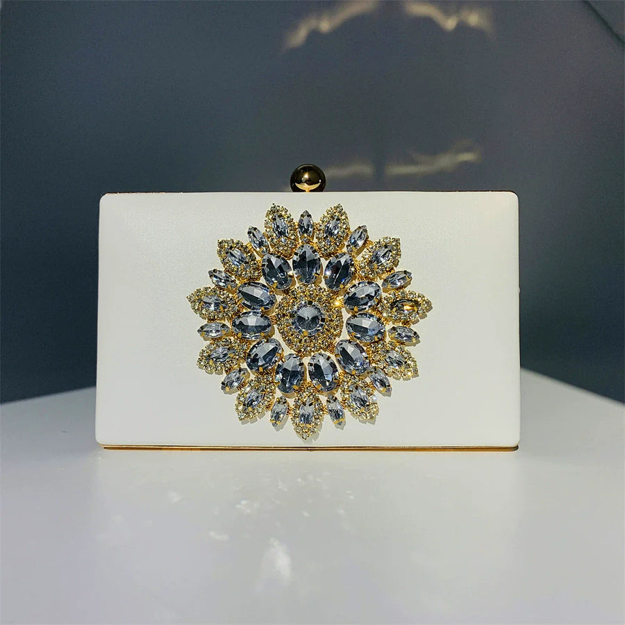 Delicate Gorgeous Rhinestone Clutch Unique Handbags