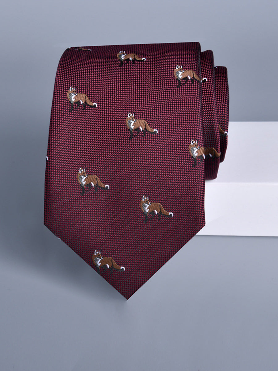 Men's Retro Printed Jacquard Fashionable Tie