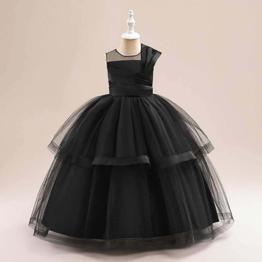 Ball Gown Scoop Sleeveless Flower Girl Dresses with Ruched