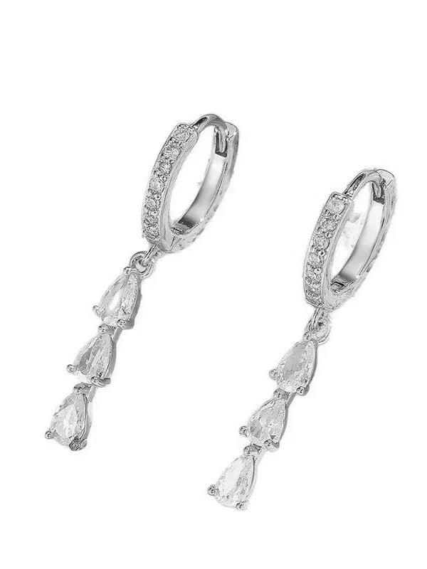 Luxury Women's Rhinestones Drop Earrings