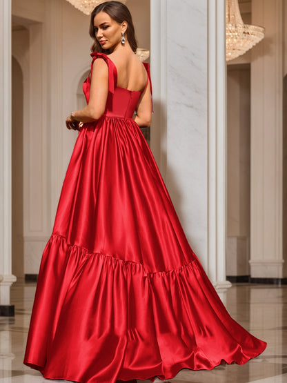 Ball Gown Sweetheart Sleeveless Ruched Formal Dresses