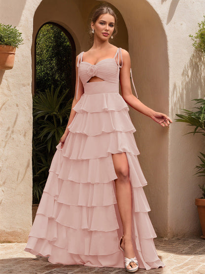 Ball Gown Sweetheart Sleeveless Solid Flowers Formal Dresses