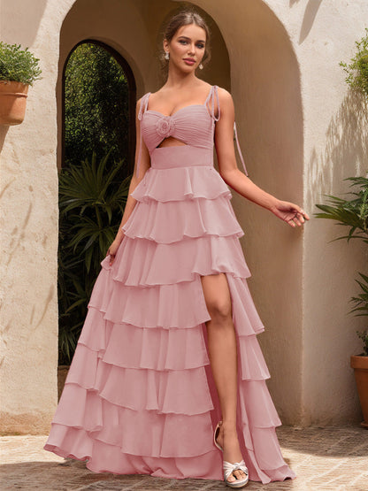 Ball Gown Sweetheart Sleeveless Solid Flowers Formal Dresses