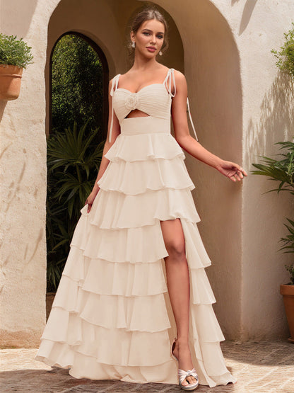 Ball Gown Sweetheart Sleeveless Solid Flowers Formal Dresses
