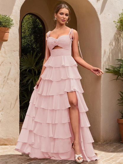 Ball Gown Sweetheart Sleeveless Solid Flowers Formal Dresses