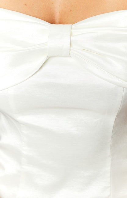 Sheath/Column Off-the-Shoulder Bow Bust Mini Dresses Short Semi Formal Dresses