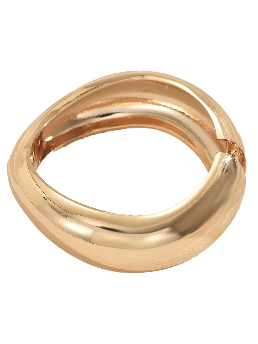 Versatile Geometric Smooth Metal Stylish Women's Bracelet