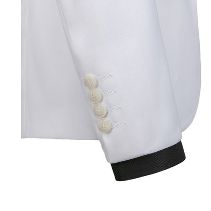 Tailored Fit Notched Lapel Single Breasted Two-Buttons 3 Piece Men's Party Suits