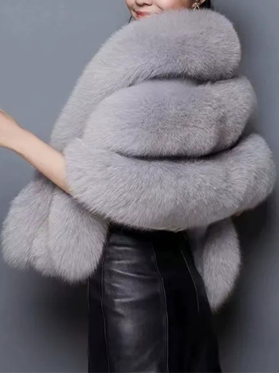 Women's Elegant Solid Colored Scarf Cape Long Wedding Shawl Wrap