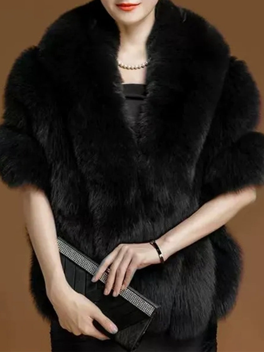 Women's Elegant Solid Colored Scarf Cape Long Wedding Shawl Wrap