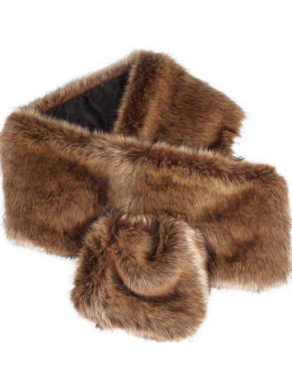 Women's Luxury Fur Vintage Soft Versatile Shawl and Wraps