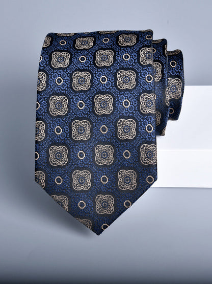 Men's Retro Printed Jacquard Fashionable Tie