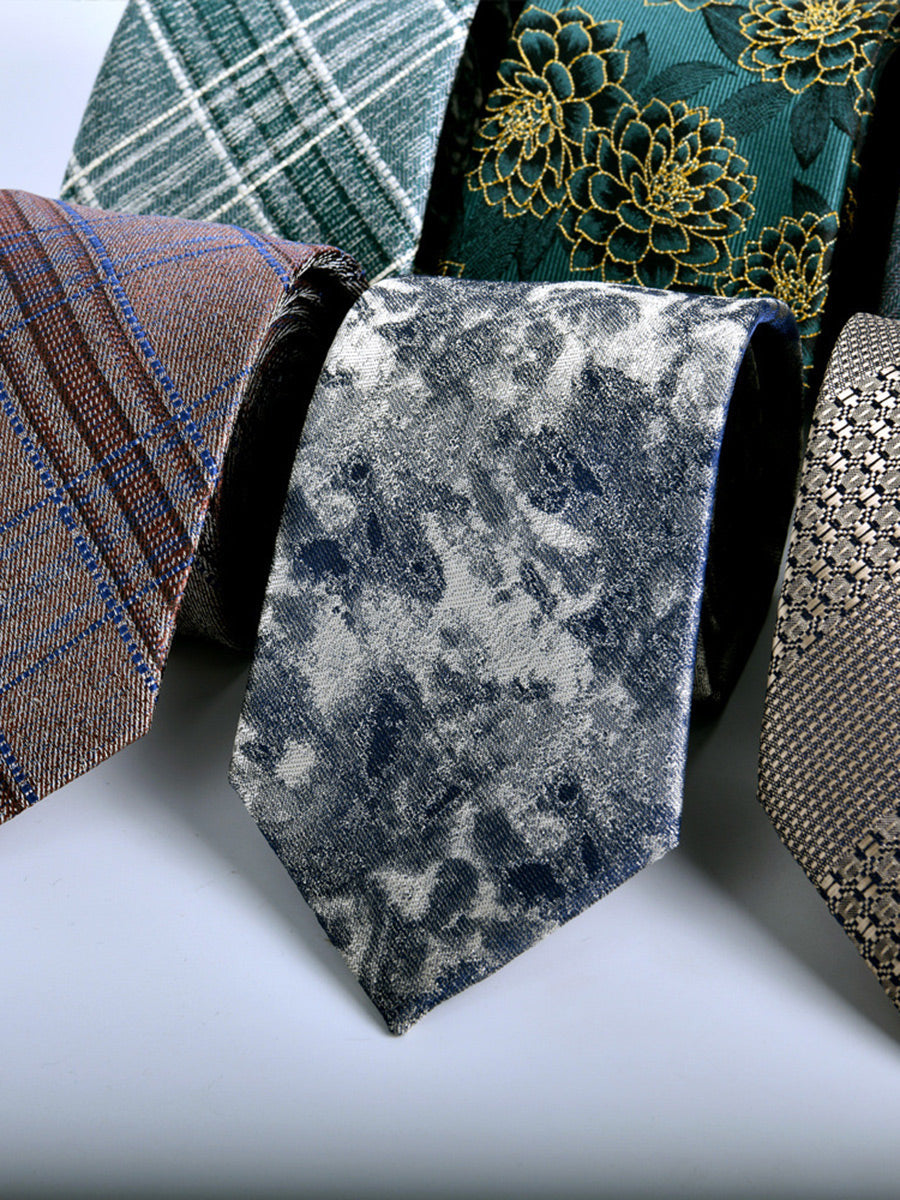 Men's Retro Printed Jacquard Fashionable Tie