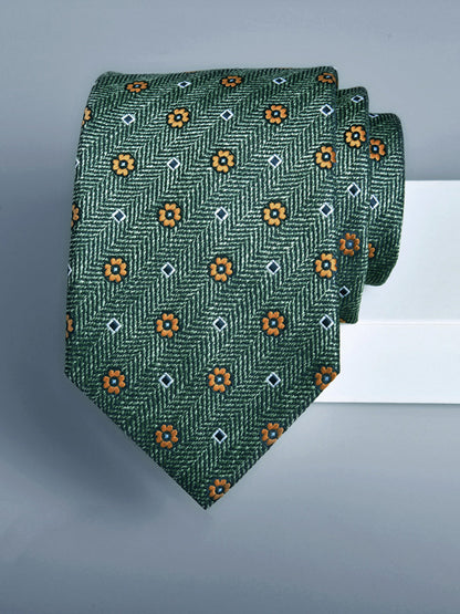 Men's Retro Printed Jacquard Fashionable Tie