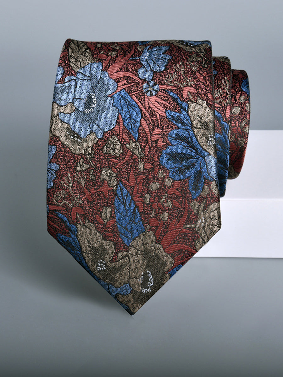Men's Retro Printed Jacquard Fashionable Tie