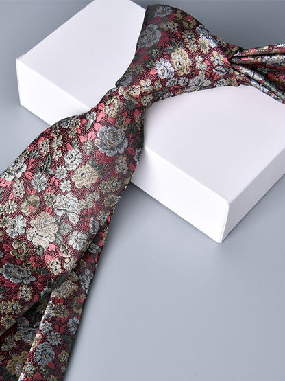 Men's High-End Printed Jacquard Daily Tie