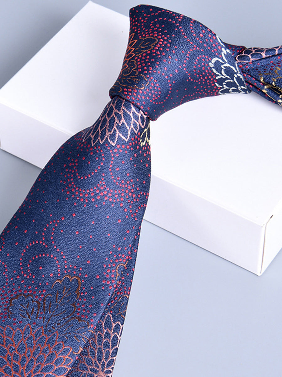Men's High-End Printed Jacquard Daily Tie