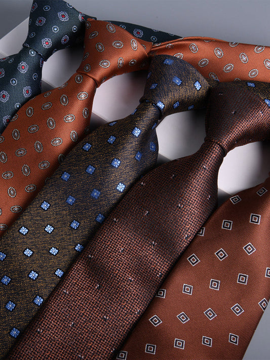 Men's Elegant Printed Jacquard Formal Stylish Tie