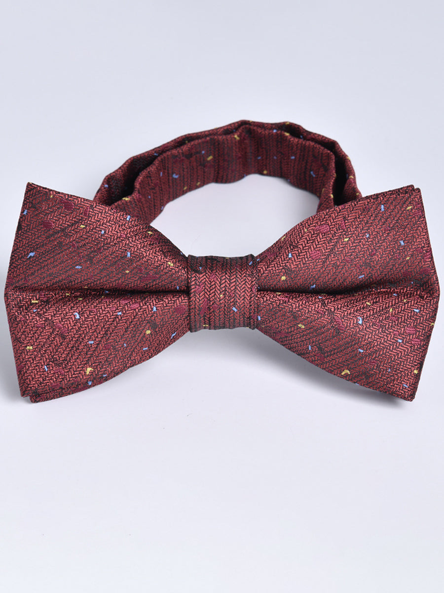 Men's Double-layer Jacquard Chic Bow Tie