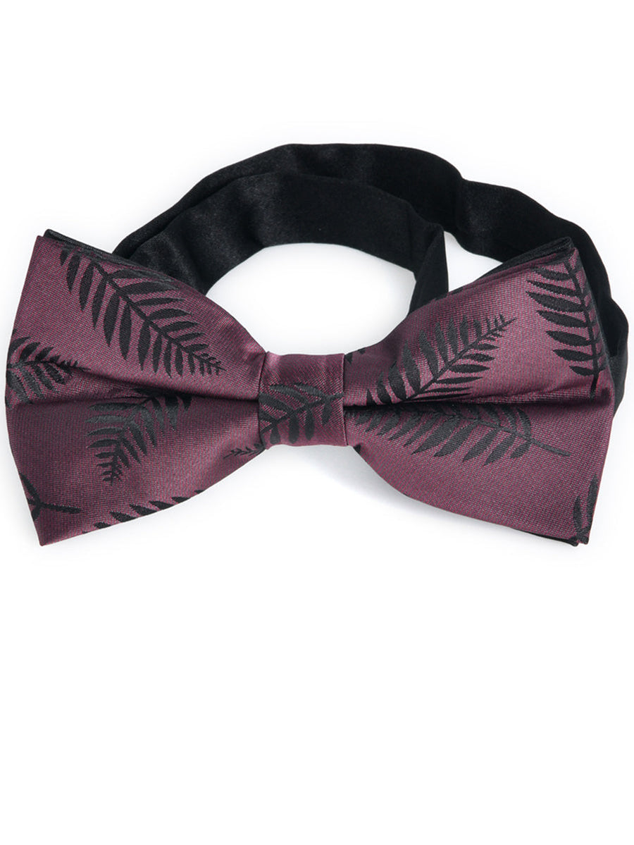 Men's Double-layer Jacquard Chic Bow Tie