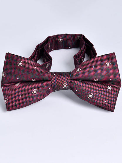 Men's Double-layer Jacquard Chic Bow Tie