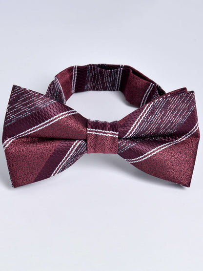 Men's Double-layer Jacquard Chic Bow Tie