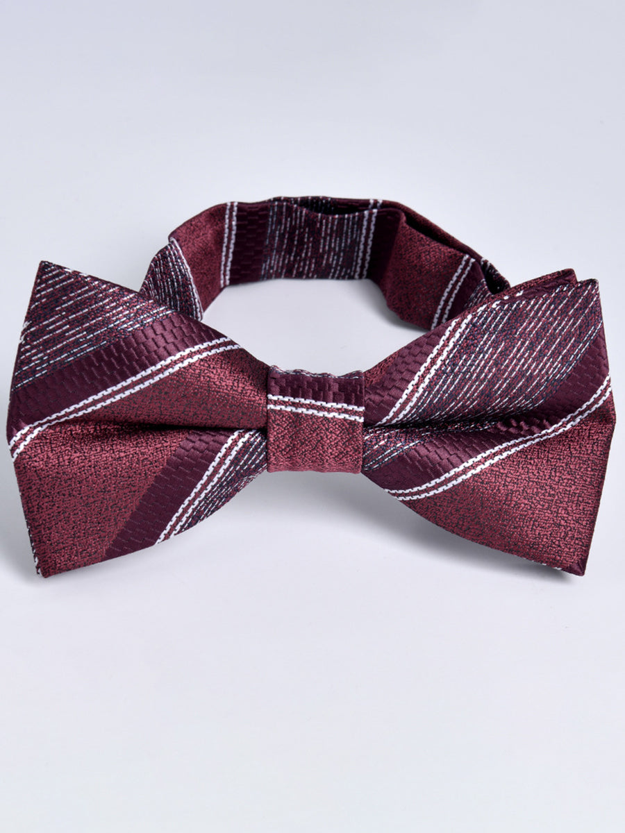 Men's Double-layer Jacquard Chic Bow Tie