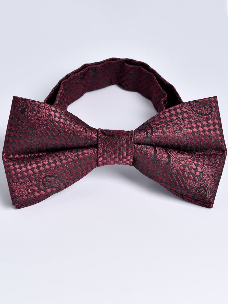 Men's Double-layer Jacquard Chic Bow Tie