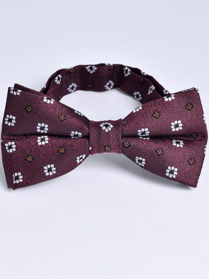 Men's Double-layer Jacquard Chic Bow Tie