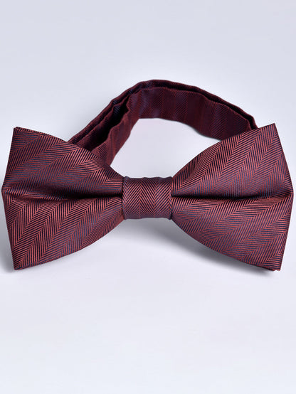 Men's Double-layer Jacquard Chic Bow Tie