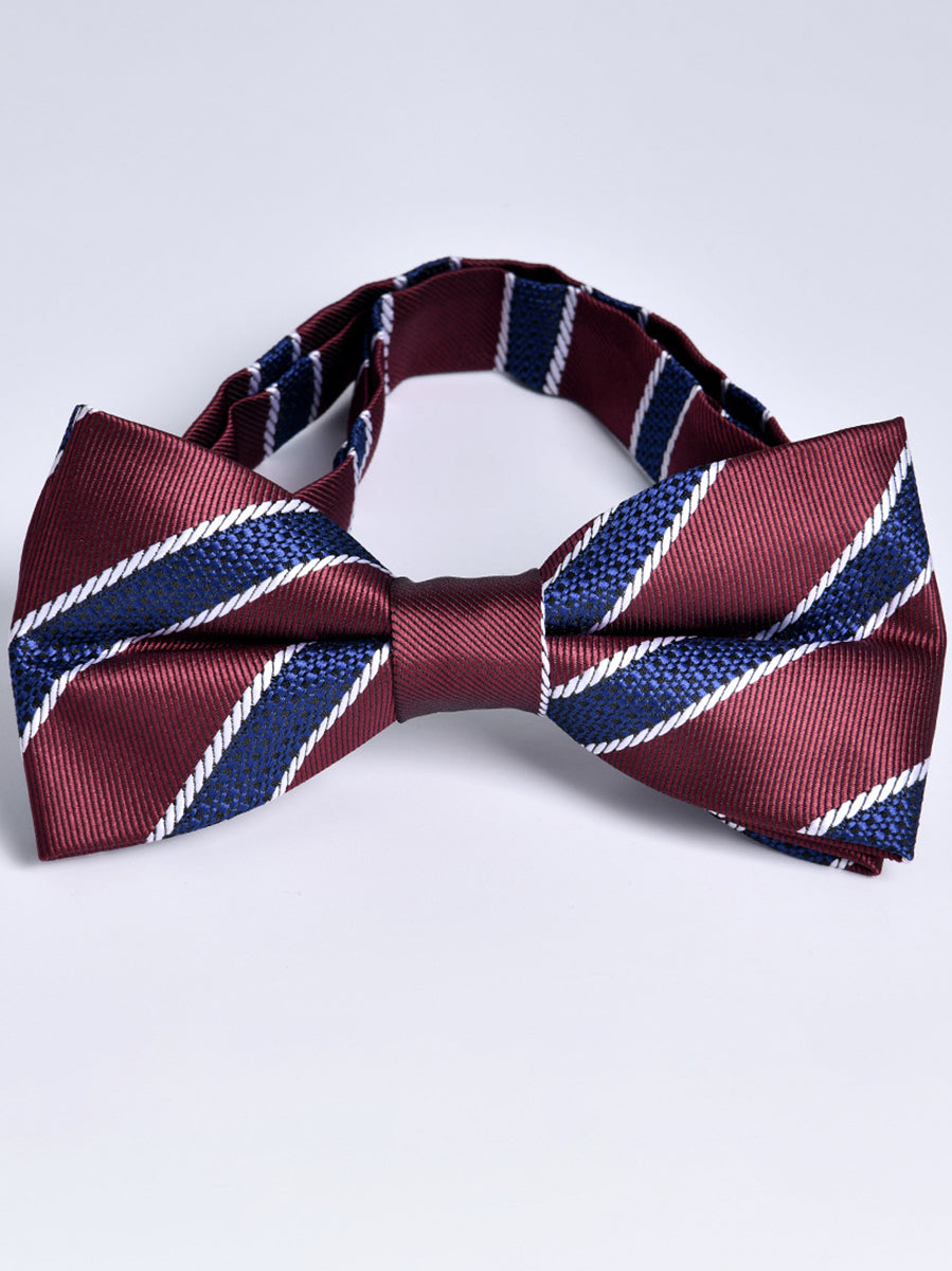 Men's Double-layer Jacquard Chic Bow Tie