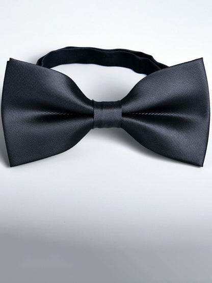 Men's Solid Colored Versatile Formal Bow Tie