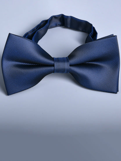 Men's Solid Colored Versatile Formal Bow Tie