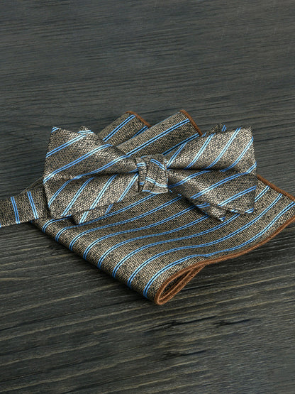 Men's Elegant Printed Jacquard Retro Bow Tie