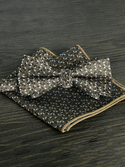 Men's Elegant Printed Jacquard Retro Bow Tie