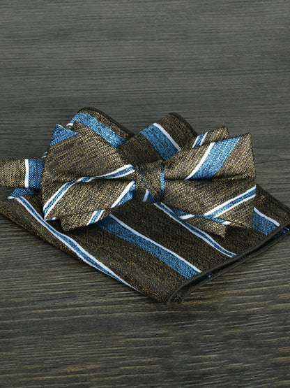 Men's Elegant Printed Jacquard Retro Bow Tie