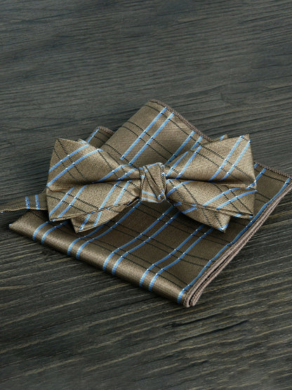 Men's Elegant Printed Jacquard Retro Bow Tie