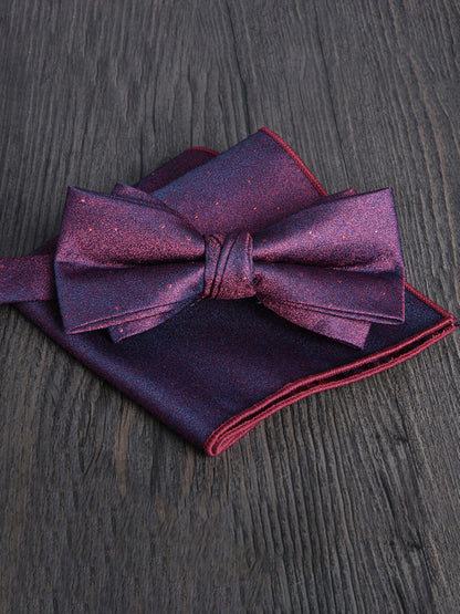 Men's Elegant Printed Jacquard Retro Bow Tie