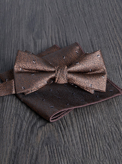 Men's Elegant Printed Jacquard Retro Bow Tie