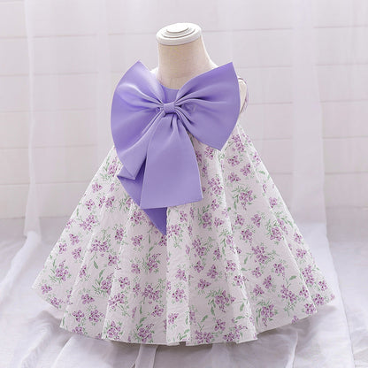 Ball Gown Scoop Sleeveless Ruched Flower Girl Dresses