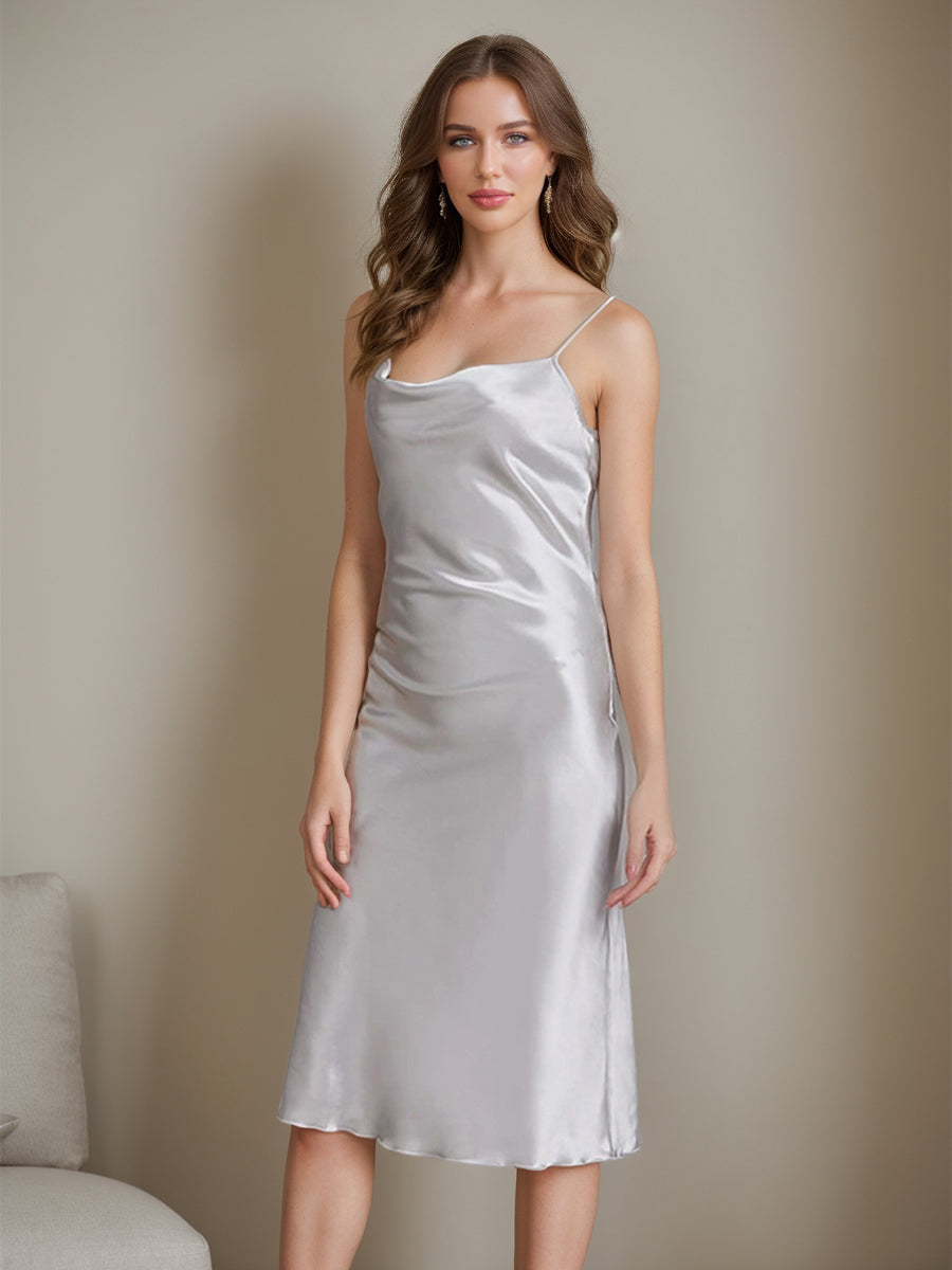 Women's Spaghetti Straps Sexy Robes with Split Side